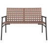 Chaise de jardin Marron 110,5 x 79 x 75,5 cm polyrotin 523503523503