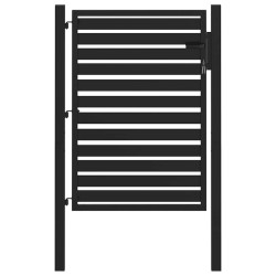 Portail de jardin verrouillable noir 100x120 cm aluminium 523505523505