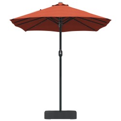 Parasol de jardin Terre cuite 385 x 209 x 244 cm Polyester 523508523508