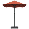 Parasol de jardin Terre cuite 385 x 209 x 244 cm Polyester 523508523508