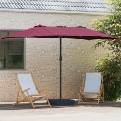 Parasol de jardin Bordeaux 385 x 209 x 244 cm Polyester 523509523509