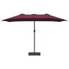 Parasol de jardin Bordeaux 385 x 209 x 244 cm Polyester 523509523509