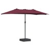 Parasol de jardin Bordeaux 385 x 209 x 244 cm Polyester 523509523509