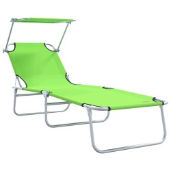 Transat 2 pcs Vert 58 x 188 x 77cm Polyester 523512523512