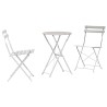 Ensemble bistro pliant 3 pcs Beige Acier 523521523521