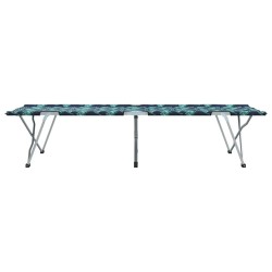 Lit de camping pliant Feuille Foret 194 x 62,5 x 42,5 cm 523526523526