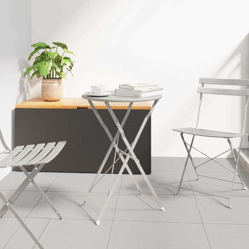 Table bistrot Beige Ø 50 x 71 cm Acier revêtu de poudre 523533523533