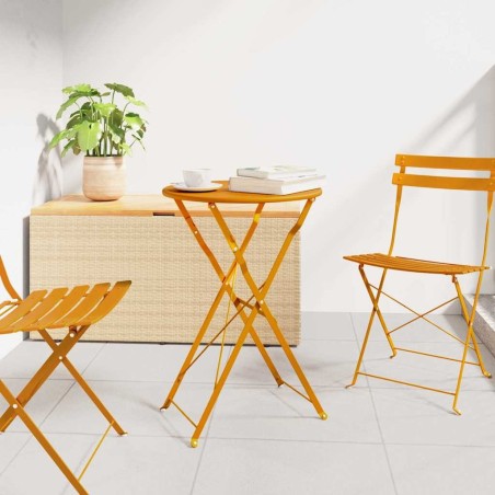 Table bistrot Moutarde Ø 50 x 71 cm Acier revêtu de poudre 523542523542