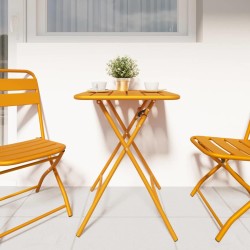 Table bistrot Moutarde 55 x 55 x 72,5 cm Acier revêtu de poudre 523545523545