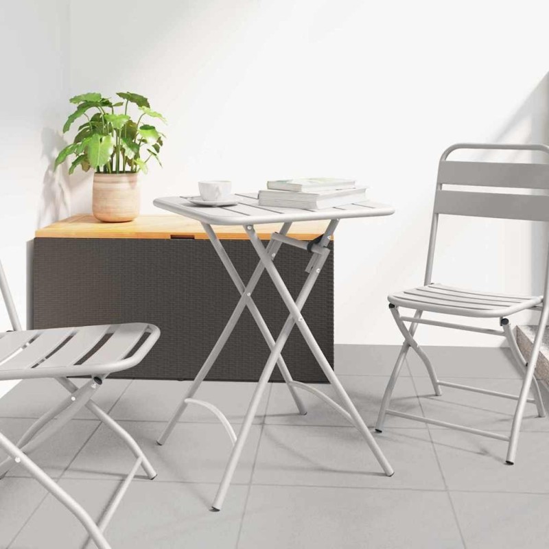 Table bistrot Beige 55 x 55 x 72,5 cm Acier revêtu de poudre 523547523547