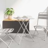 Table bistrot Beige 55 x 55 x 72,5 cm Acier revêtu de poudre 523547523547
