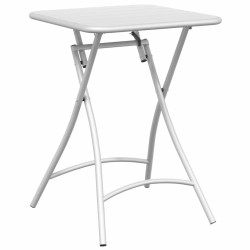 Table bistrot Blanc 55 x 55 x 72,5 cm Acier revêtu de poudre 523549523549