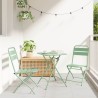 Ensemble bistrot 3 pcs Vert Acier 523553523553