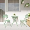 Ensemble bistrot 3 pcs Vert Acier 523553523553