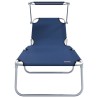 Transat 2 pcs Bleu 58 x 188 x 77cm Polyester 523556523556