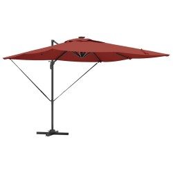 Parasol Terre cuite 286 x 284 x 270 cm Aluminium et polyester 523558523558