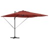 Parasol Terre cuite 286 x 284 x 270 cm Aluminium et polyester 523558523558