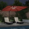 Parasol Terre cuite 286 x 284 x 270 cm Aluminium et polyester 523558523558