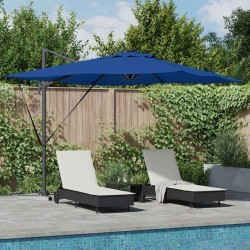 Parasol Bleu azure 286 x 284 x 270 cm Aluminium et polyester 523560523560