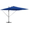 Parasol Bleu azure 286 x 284 x 270 cm Aluminium et polyester 523560523560