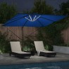 Parasol Bleu azure 286 x 284 x 270 cm Aluminium et polyester 523560523560