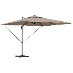 Parasol Taupe 286 x 284 x 270 cm Aluminium et polyester 523566523566