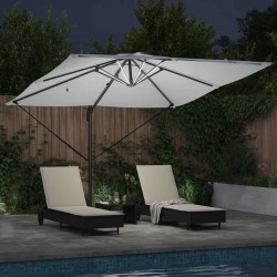 Parasol Sable 286 x 284 x 270 cm Aluminium et polyester 523568523568