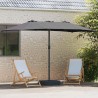 Parasol de jardin Anthracite 385 x 209 x 244 cm Polyester 523569523569