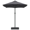 Parasol de jardin Anthracite 385 x 209 x 244 cm Polyester 523569523569