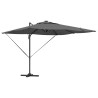 Parasol Anthracite 286 x 284 x 270 cm Aluminium et polyester 523572523572