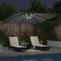 Parasol Anthracite 286 x 284 x 270 cm Aluminium et polyester 523572523572