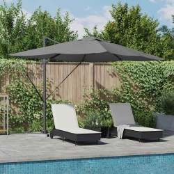 Parasol Anthracite 352 x 251 x 265 cm Polyester et Aluminium 523573523573