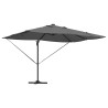 Parasol Anthracite 352 x 251 x 265 cm Polyester et Aluminium 523573523573