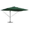 Parasol Vert 352 x 251 x 265 cm Polyester et Aluminium 523575523575