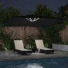 Parasol Noir 352 x 251 x 265 cm Polyester et Aluminium 523576523576