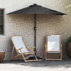 Parasol de jardin Noir 294 x 150 x 223 cm Polyester et Acier 523578523578