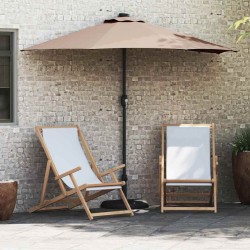 Parasol de jardin Taupe 294 x 150 x 223 cm Polyester et Acier 523579523579