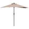 Parasol de jardin Taupe 294 x 150 x 223 cm Polyester et Acier 523579523579