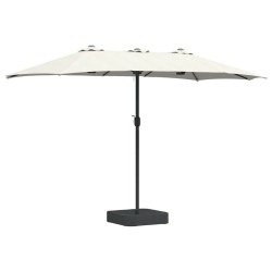 Parasol de jardin Sable 385 x 209 x 244 cm Polyester et Acier 523581523581