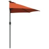 Parasol de jardin Terre cuite 294 x 150 x 224 cm 523583523583