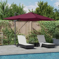 Parasol Bordeaux 352 x 251 x 265 cm Polyester et Aluminium 523588523588