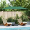Parasol de jardin Vert 385 x 209 x 244 cm Polyester et Acier 523591523591