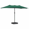 Parasol de jardin Vert 385 x 209 x 244 cm Polyester et Acier 523591523591