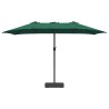 Parasol de jardin Vert 385 x 209 x 244 cm Polyester et Acier 523591523591