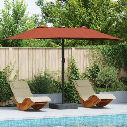 Parasol de jardin Terre cuite 385 x 209 x 244 cm 523592523592