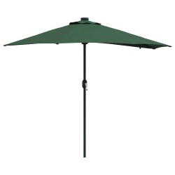 Parasol de jardin Vert 294 x 150 x 223 cm Polyester et Acier 523595523595