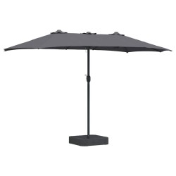 Parasol de jardin Anthracite 385 x 209 x 244 cm 523598523598