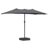 Parasol de jardin Anthracite 385 x 209 x 244 cm 523598523598