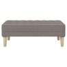 banc avec coussin Taupe 113 x 57 x 39 cm tissu 523606523606