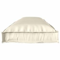 Set de coussins de palette 2 pcs Crème 150 x 40 x 8 cm 523607523607
